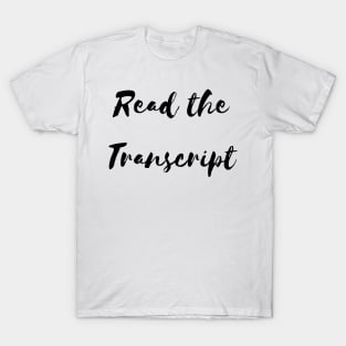 Read the transcript T-Shirt